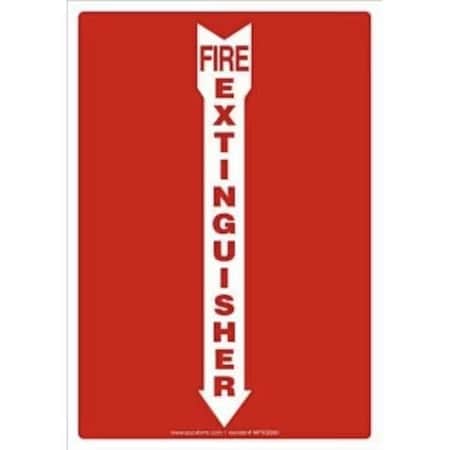Accuform SAFETY SIGNS FIRE EXTINGUISHER 10 X MFXG500XL MFXG500XL